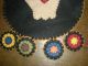 Penny Rug Mat Wool Felt Hand And Heart Handmade America Primitives photo 4