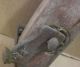 Antique Wood Barn Hay Lift,  Cast Iron Trolley Carrier,  Farm Rope Pulley Tools, Primitives photo 3