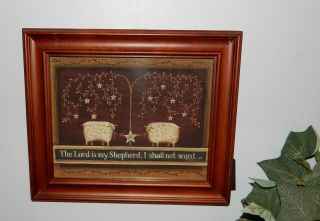 Distressed Wooden Frame With 