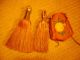 Two Primitive Whisk Brooms - One With Leather Cover Primitives photo 1