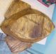 Antique Wood Wooden Dough Bowl Primitive Trencher Fish Shape Early Carved Primitives photo 2