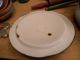 Primitive Farmhouse Vtg Old White Enamel Pot - Kettle Lid Wood Handle Enamelware Primitives photo 6