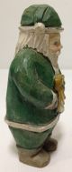 Painted Santa Claus Paper Mache Mold/sculpture Primitives photo 2