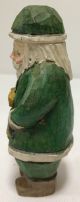 Painted Santa Claus Paper Mache Mold/sculpture Primitives photo 4
