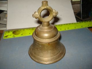 17th Century Bronze Jesuit Trade Bell 5 Inch Size 1600 ' S French Trade photo