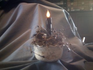 Primitive Battery Operated Candle Arrangement photo