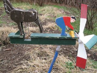 Northern Vermont Whirligig - Great Old Painted Condition photo