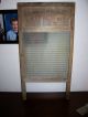 Glass National Washboard Co.  862 Old Washboard Glass Scrubber Primitives photo 1
