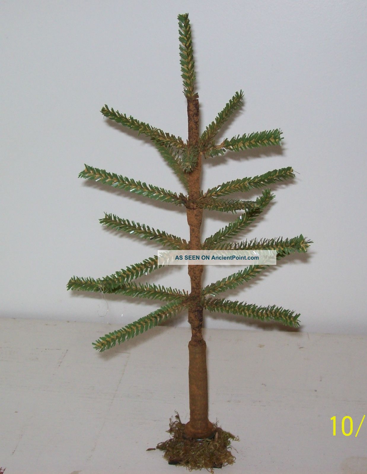 Primitive Christmas/winter Faux German Double Feather Tree With 12mm Branches Primitives photo