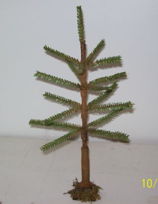 Primitive Christmas/winter Faux German Double Feather Tree With 12mm Branches photo