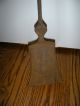 Solid Hand Forged Fireplace Shovel With Decorative Finial Top Attached Primitives photo 5