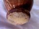 Antique Handmade Marbled Brown Glazed Indian? Pottery Minature Urn Vase Primitives photo 3