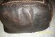 Antique Leather Decorated Pillow - Rare And Unusual Primitives photo 5