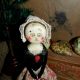 Queen Anne Style Wooden Doll,  Half Doll,  By The Old Wooden Sisters Primitives photo 1