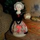 Queen Anne Style Wooden Doll,  Half Doll,  By The Old Wooden Sisters Primitives photo 2