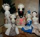 Queen Anne Style Wooden Doll,  Half Doll,  By The Old Wooden Sisters Primitives photo 4