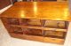 Antique Nail / Grain / Display Bin 12 Bins Great Counter,  Island,  Or Tv Stand Primitives photo 3