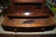 Antique Primitive Dresser Top Pivoting Mirror One Dovetail Drawer Stand Mirrors photo 6