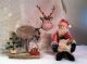 Primitive Christmas Santa Claus & Reindeer Primitives photo 2