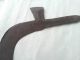 ※ 16 Th C Primitive Wrought Iron Knife Blacksmith Made Brush Axe Marked?? Primitives photo 4