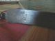 Pat.  1751 Antique Rowbotham Sheffield Bread Knife/ Hand Craved Wood Handle Primitives photo 2