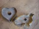 Two Early 19c Folky Pa Cookie Cutters. . . .  Antique Primitive. .  Aafa Primitives photo 3