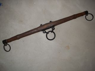 Antique Wood And Iron Harness 3 Rings Horse Equipment 44 