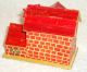 Early 1900s Miniature House - Paper Litho - Cardboard & Wood Cute Primitives photo 3