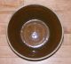 Antique Brown Stoneware Pottery Mixing Bowl Primitives photo 1