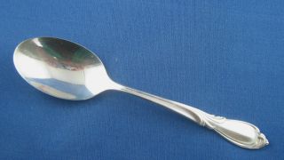 International Sterling Silver Rhapsody Pattern 5 1/2 Inch Long Coffee Spoon photo