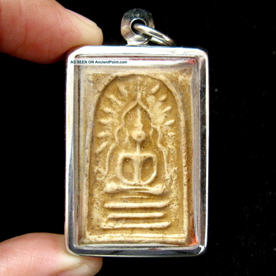 Phra Somdej Lord Buddha Enlighten Lp Phrom Powerful Buddha Thai Money Amulet Amulets photo