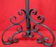 Ornate Wrought Iron Music Stand Candle Holder Victorian Double As Easel Yqz 1800-1899 photo 4
