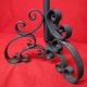 Ornate Wrought Iron Music Stand Candle Holder Victorian Double As Easel Yqz 1800-1899 photo 5