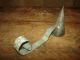 19th C Old Early Tin Candle Snuffer Rare Unique Handle Witch Hat Cone Primitives photo 3