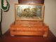 Antique Pine Chest Beautifuly Hand Carved And Painted 1900-1950 photo 7