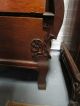Antique Mirror Hall Tree Oak With 4 Hangers And Seat With Lid For Boot Storage 1900-1950 photo 3