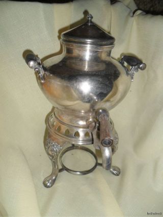 Victorian Reed & Barton Silverplate Samovar Silver Coffee Tea Urn Pot Antique photo