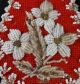 Great 19th Cen.  Mohawk Floral Beadwork Wall Watch Hanger Hutch Native American photo 2