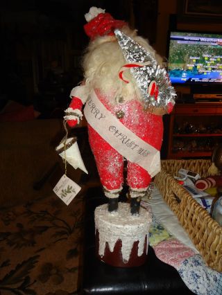 Vintage Standing Santa By Bethany Lowe photo