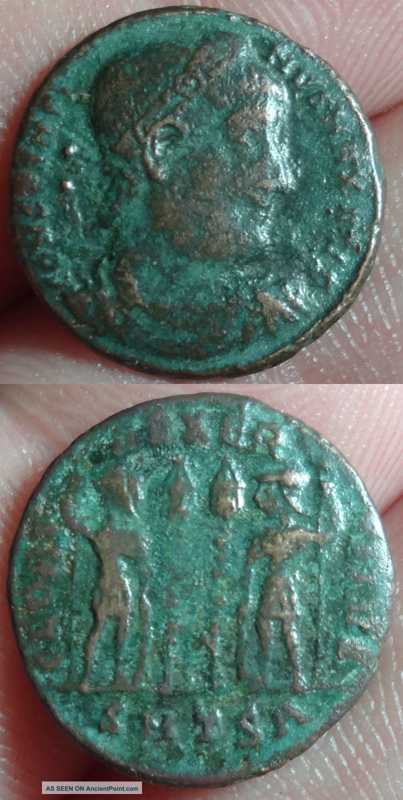 Metal Detecting Find.  Roman Coin Token. .  Birmingham Area Roman photo