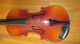 Antique Antonius Stradivarius German 4/4 Violin & 2 Bows Tiger Maple Back String photo 3