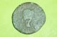Scarce Ancient Roman Coin Eagle Head Countermark Augustus Bull Spain Old Large Roman photo 1