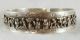 Great Antique,  Vintage Well Marked Scenic Chinese Carved Silver Bracelet Bracelets photo 8
