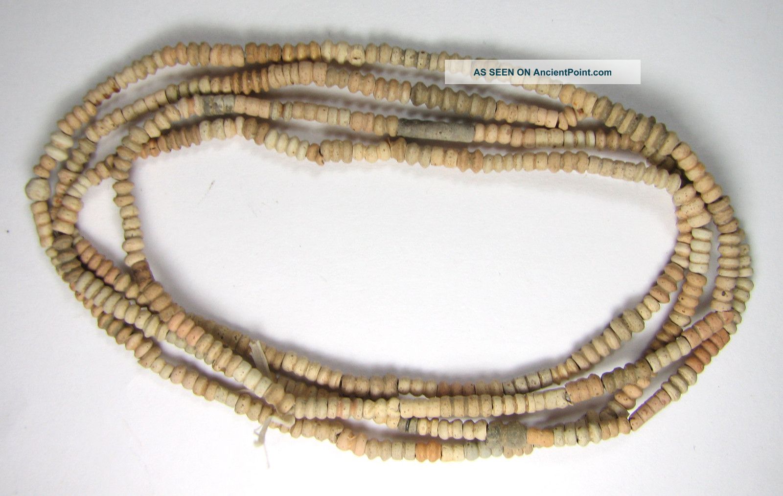Pc2004uk A 5.  00 Grms String Of Coptic Egyptian Terracotta Beads 117p Egyptian photo