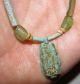 Ancient Egyptian Hand Amulet,  Faience,  Rim Glass + Roman Philip Mitry Collection Egyptian photo 4
