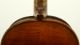 Very Old Antique English Violin,  Betts School C.  1830 String photo 5