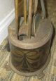 Vintage Brass 4 Piece Fireplace Tools Hearth Set Shovel Tongs Poker Broom  Hearth Ware photo 1