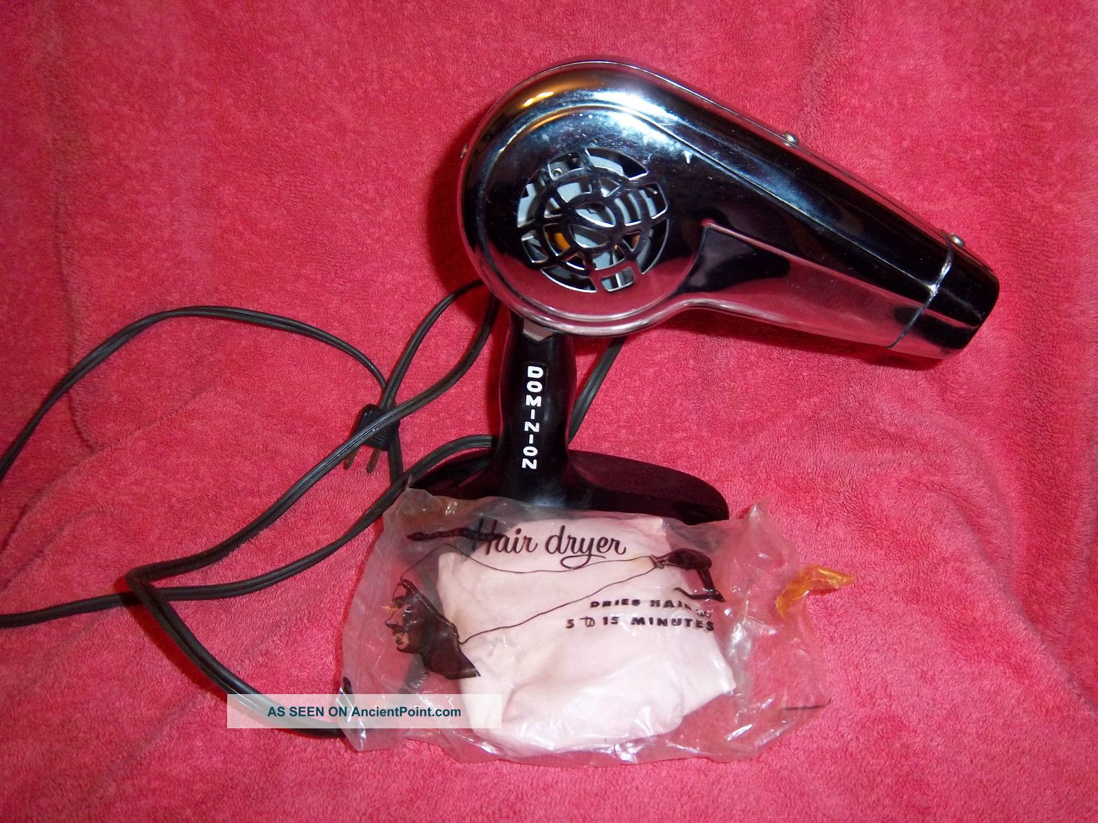 Antique 1950 ' S Dominion Princess Hair Dryer With Hand L Stand Model 1803 Other photo
