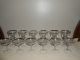 Vintage Fostoria Crystal Silver Rim Wine Glasses - 12 Pc - Fab Mid Century Design Stemware photo 1