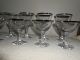 Vintage Fostoria Crystal Silver Rim Wine Glasses - 12 Pc - Fab Mid Century Design Stemware photo 5